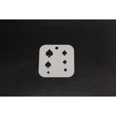 2064 Set of Clubs Re-Usable Stencil