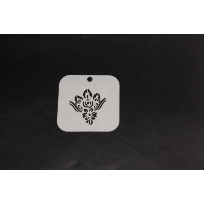 2077 Henna Inspired Design Re-Usable Stencil