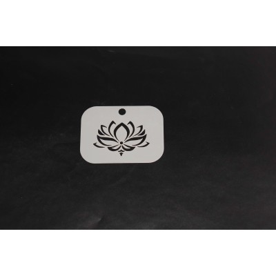 2081 Lotus Flower Re-Usable Stencil