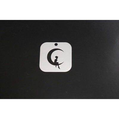 2086 Man in the Moon Re-Usable Stencil