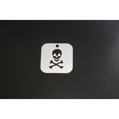 2097 Skull & Crossbones Re-Usable Stencil