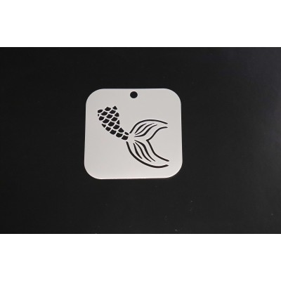 2130 Mermaid Tail Re-Usable Stencil