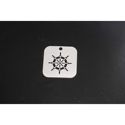2144 Ships Wheel Re-Usable Stencil