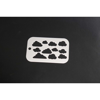2152 Clouds Re-Usable Stencil