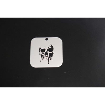 2188 Skull Re-Usable Stencil