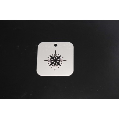3040 Snow Flake Re-Usable Stencil
