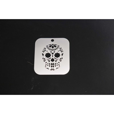 3054 Sugar Skull Re-Usable Stencil