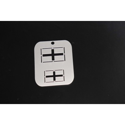 3062 St. George's Cross/England Flag Re-Usable Stencil