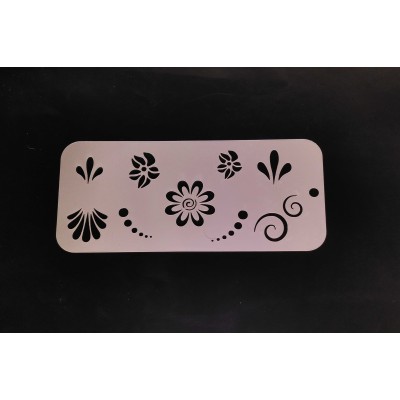 4024 Mulitple Flowers Re-Usable Stencil