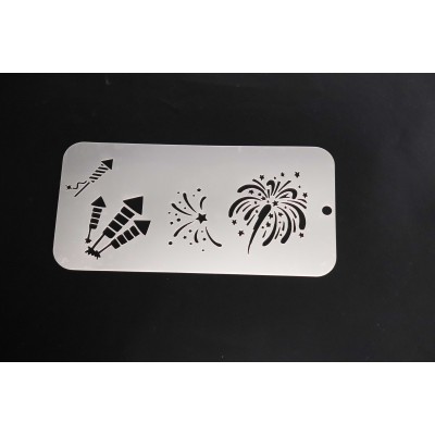 4035 Fireworks Re-Usable Stencil