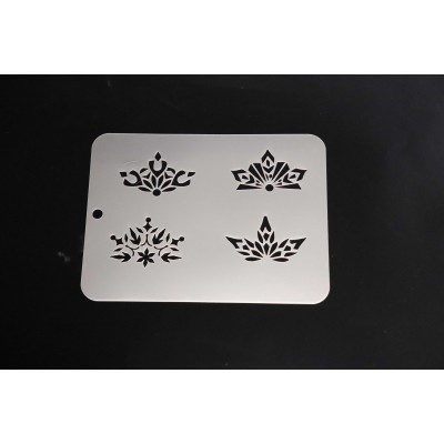 4036 Crowns Re-Usable Stencil
