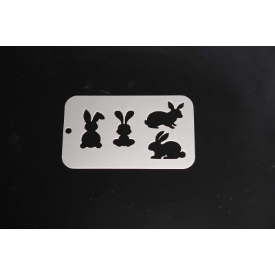 4053 Bunnies Re-Usable Stencil