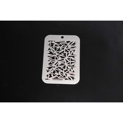 4058 Spiked Texture Re-Usable Stencil