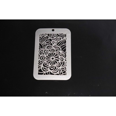 4067 Flower Texture Re-Usable Stencil