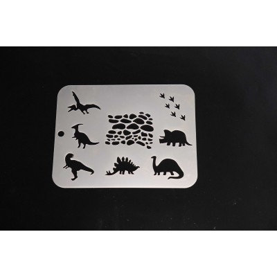 4070 Dinosaur Set Re-Usable Stencil