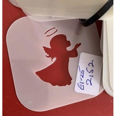 Angel reusable stencil 