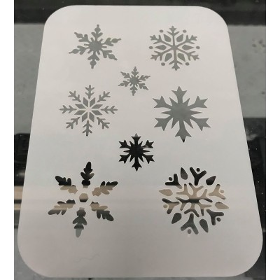 2231 snowflake reusable stencil