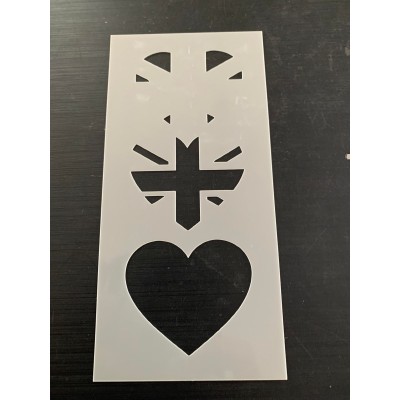 Heart Union Jack flag