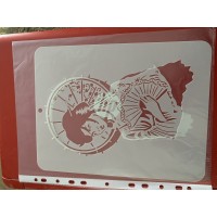 gheisa girl2  tattoo sleeve stencil 