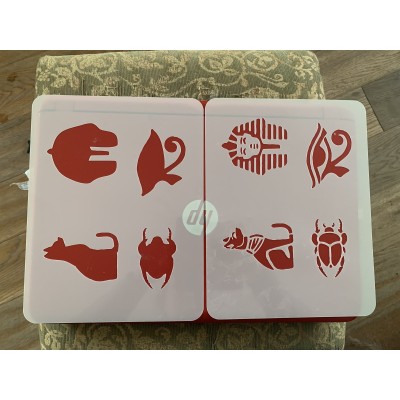 egyptian 1i tattoo sleeve stencil 