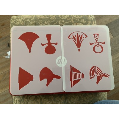 egyptian 2 tattoo sleeve stencil 