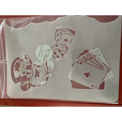 gambling 2 tattoo sleeve stencil 