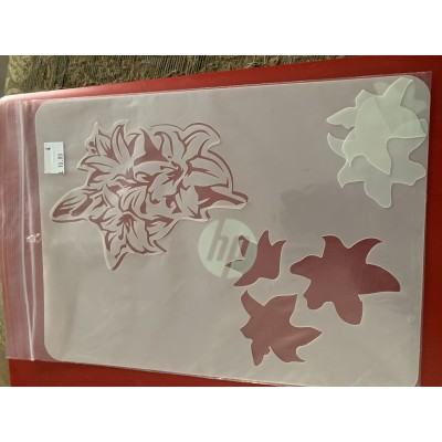 lilies tattoo sleeve stencil