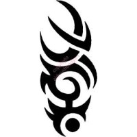 l033 tribal leg stencil