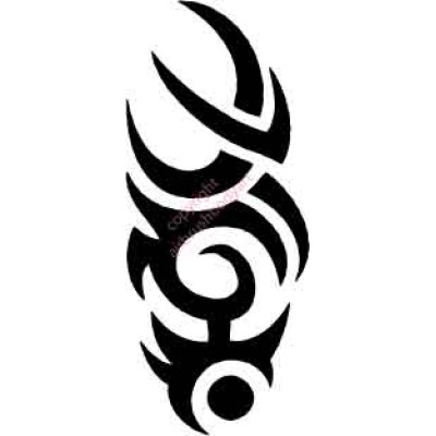 l033 tribal leg stencil