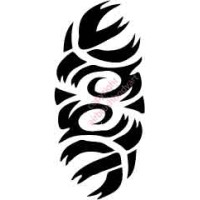 l039 tribal leg stencil