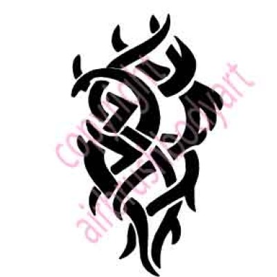 l040 tribal leg stencil