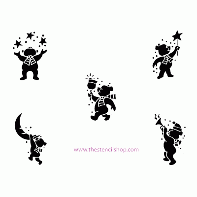 christmas pack 3 5 reusable stencils 