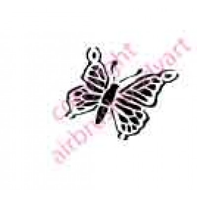 0057 butterfly re-usable stencil