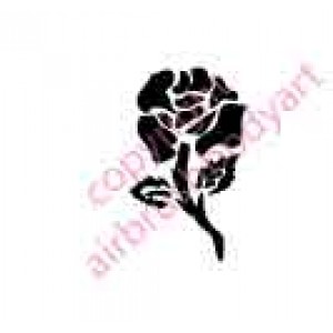 0058 rose re-usable stencil