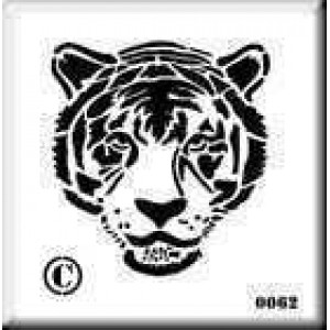 0062 tiger reusable stencil