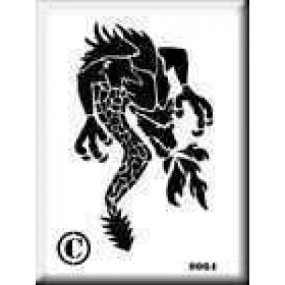 0064 reusable dragon stencil