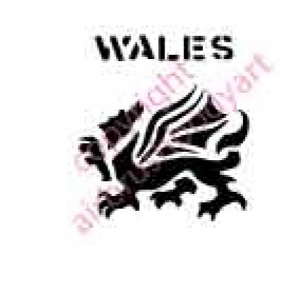 0090a dragon wales re-usable stencil