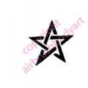 0091 star re-usable stencil