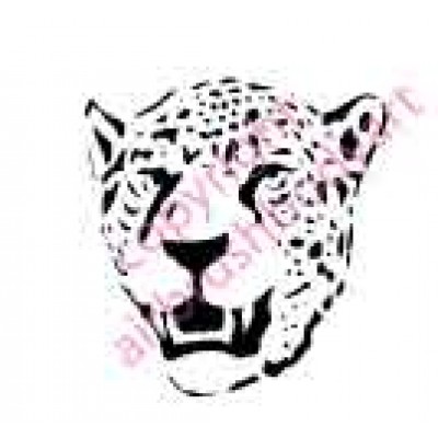 0133 leopard re-usable stencil