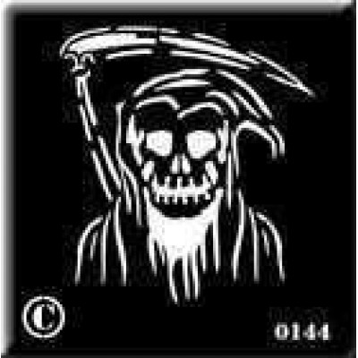 0144 reusable grim reaper stencil