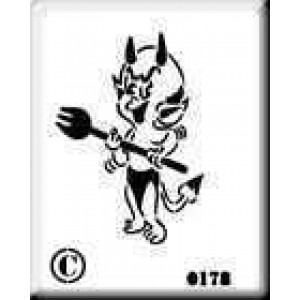0178 reusable devil stencil