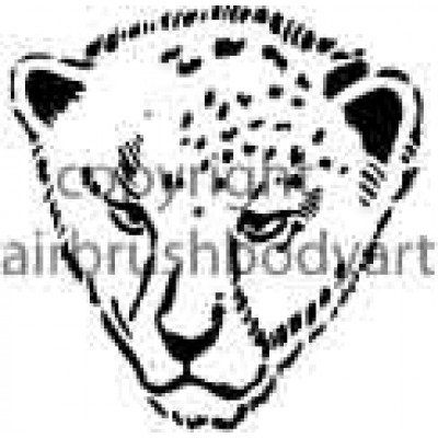 0201 lion cub re-usable stencil
