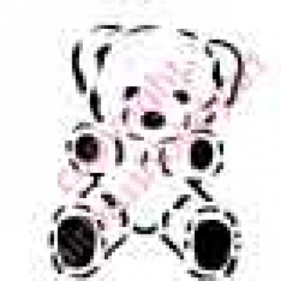 0286 teddy bear reusable stencil