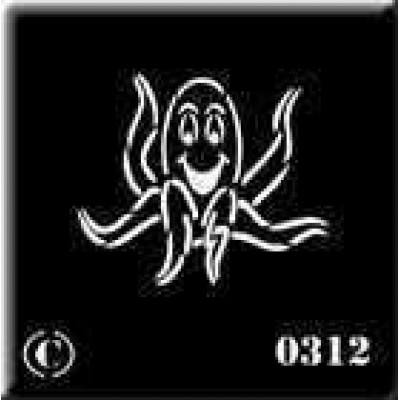 0312 reusable octopus stencil