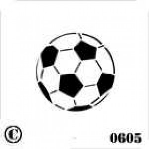0605a reusable football stencil