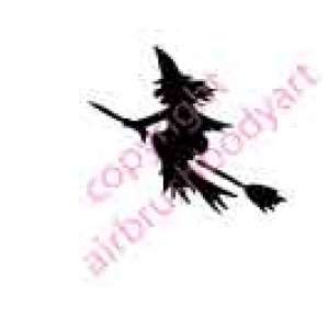 0933 witch on broom