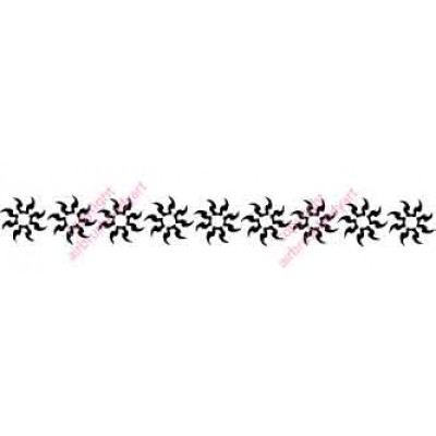 0964 daisy chain armband/backband