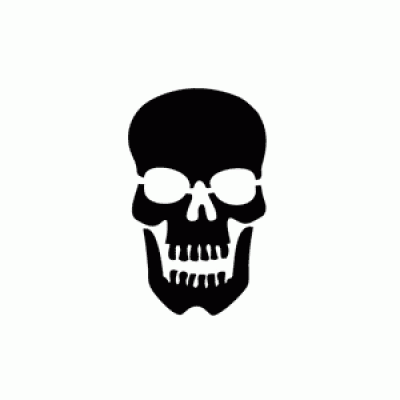 5009 skull stencil