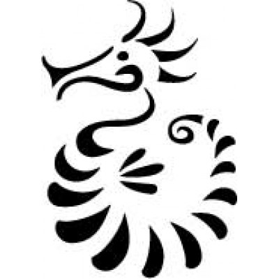 6049 seahorse stencil