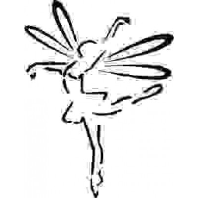 6064 ballerina reusable stencil